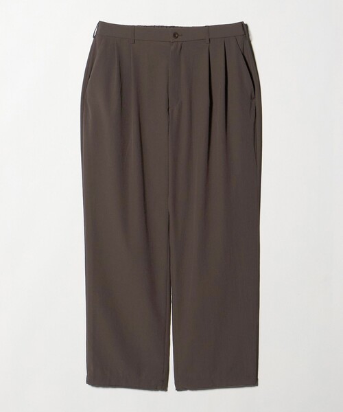 UNITED ARROWS(ユナイテッドアローズ)の「DotAir ドットエア ヘムコード 2プリーツ パンツ 吸水速乾 タテストレッチ(スラックス・メンズ・ダークブラウン/ブラック・XL/S/L/M)」の17枚目の写真