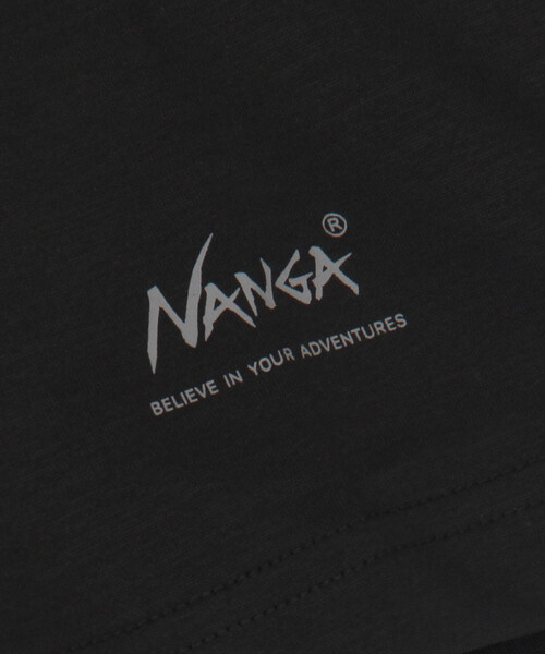 NANGA（ナンガ）の「NANGA/ナンガ AirFlex RASH GUARD TEE / エアフレックス ラッシュガード Tシャツ（Tシャツ/カットソー・メンズ・グレー/ブラック・MEDIUM/LARGE）」の6枚目の写真