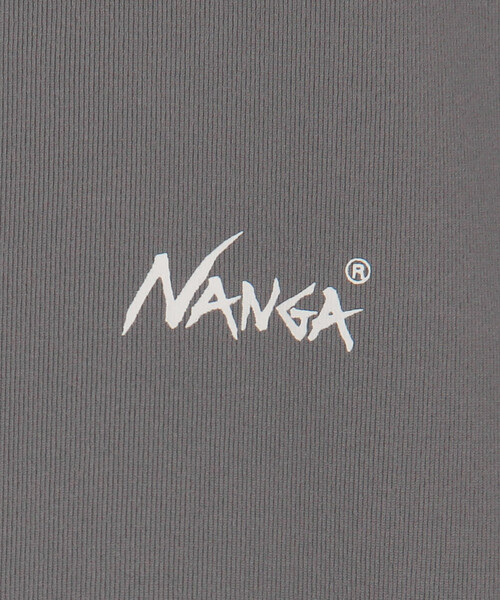 NANGA（ナンガ）の「NANGA/ナンガ AirFlex RASH GUARD TEE / エアフレックス ラッシュガード Tシャツ（Tシャツ/カットソー・メンズ・グレー/ブラック・MEDIUM/LARGE）」の9枚目の写真