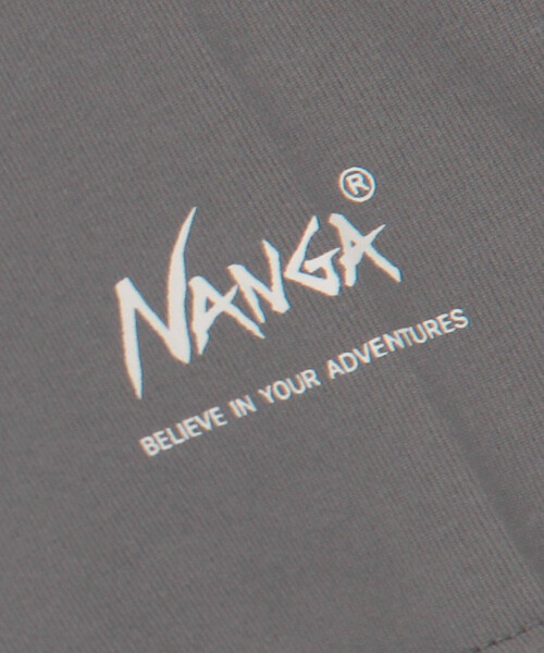 NANGA（ナンガ）の「NANGA/ナンガ AirFlex RASH GUARD TEE / エアフレックス ラッシュガード Tシャツ（Tシャツ/カットソー・メンズ・グレー/ブラック・MEDIUM/LARGE）」の10枚目の写真