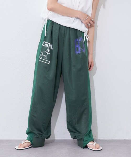 etsinta(エシンタ)の「【etsinta】メッシュバレルイージーパンツ(その他パンツ・レディース・グリーン/オフホワイト/ネイビー・MEDIUM/SMALL)」の2枚目の写真