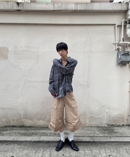 DNSR（ディーエヌエスアール）の「ライトサマー チェックシャツ ブルー（シャツ/ブラウス・メンズ・その他・MEDIUM/LARGE/X-LARGE/SMALL）」の15枚目の写真