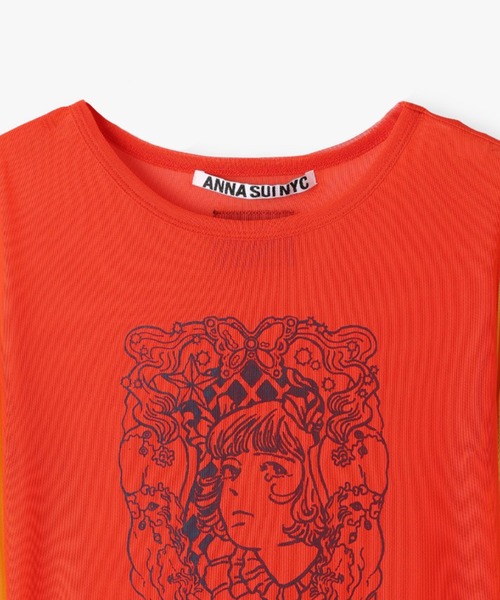anna sui nyc(アナ スイ エヌ ワイ シー)の「HC ユニコーンシアートップス(Tシャツ/カットソー・レディース・レッド/ラベンダー/ブラック・FREE)」の22枚目の写真