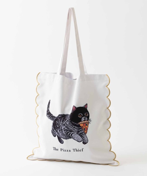 Jubilee（ジュビリー）の「スカラップトートバッグ 犬 猫 ショッパー サブバック 大きめ（トートバッグ・レディース・その他7/その他10/その他6/その他4/その他8/その他5/その他3/その他1/その他9/その他2・FREE）」の12枚目の写真