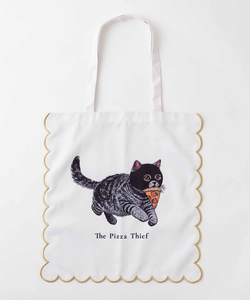 Jubilee（ジュビリー）の「スカラップトートバッグ 犬 猫 ショッパー サブバック 大きめ（トートバッグ・レディース・その他7/その他10/その他6/その他4/その他8/その他5/その他3/その他1/その他9/その他2・FREE）」の13枚目の写真
