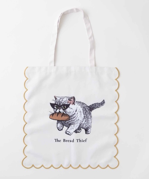 Jubilee（ジュビリー）の「スカラップトートバッグ 犬 猫 ショッパー サブバック 大きめ（トートバッグ・レディース・その他7/その他10/その他6/その他4/その他8/その他5/その他3/その他1/その他9/その他2・FREE）」の14枚目の写真