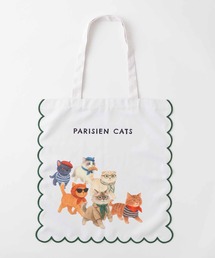 Jubilee（ジュビリー）の「スカラップトートバッグ 犬 猫 ショッパー サブバック（トートバッグ）」