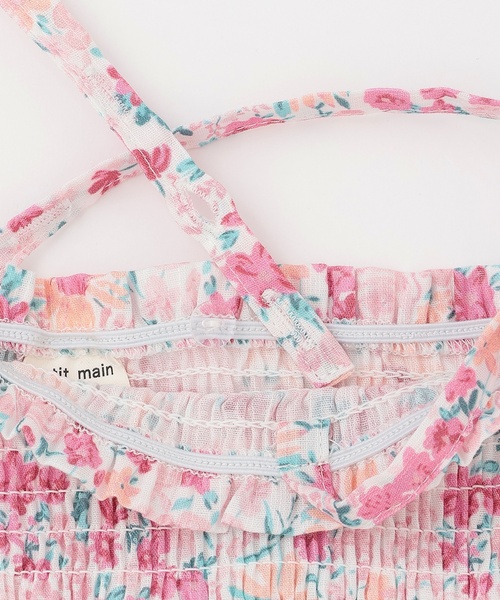 petit main（プティマイン）の「【WEB別注】花柄2WAY浴衣（浴衣・キッズ・ピンク/イエロー・120cm/100cm/130cm/110cm/90cm）」の10枚目の写真