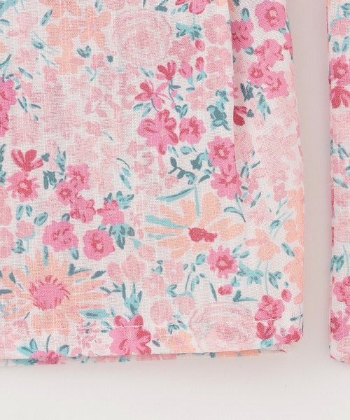 petit main（プティマイン）の「【WEB別注】花柄2WAY浴衣（浴衣・キッズ・ピンク/イエロー・120cm/100cm/130cm/110cm/90cm）」の16枚目の写真