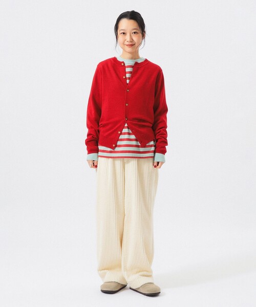 BEAMS BOY(ビームスボーイ)の「12ゲージ BB エンブロイダリー カーディガン 26FW(カーディガン/ボレロ・レディース・ブラウン/レッド/ブルー/ホワイト系その他7・1/2)」の9枚目の写真