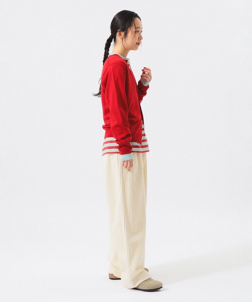 BEAMS BOY(ビームスボーイ)の「12ゲージ BB エンブロイダリー カーディガン 26FW(カーディガン/ボレロ・レディース・ブラウン/レッド/ブルー/ホワイト系その他7・1/2)」の10枚目の写真