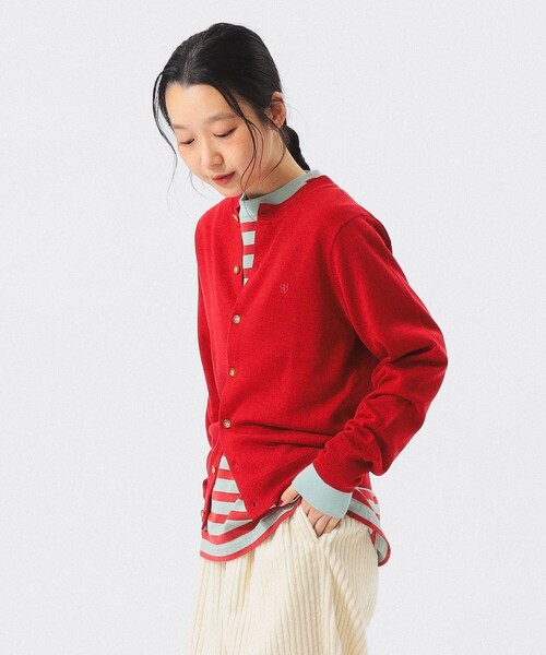 BEAMS BOY(ビームスボーイ)の「12ゲージ BB エンブロイダリー カーディガン 26FW(カーディガン/ボレロ・レディース・ブラウン/レッド/ブルー/ホワイト系その他7・1/2)」の12枚目の写真