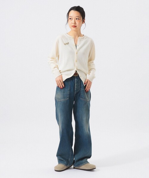 BEAMS BOY(ビームスボーイ)の「12ゲージ BB エンブロイダリー カーディガン 26FW(カーディガン/ボレロ・レディース・ブラウン/レッド/ブルー/ホワイト系その他7・1/2)」の17枚目の写真