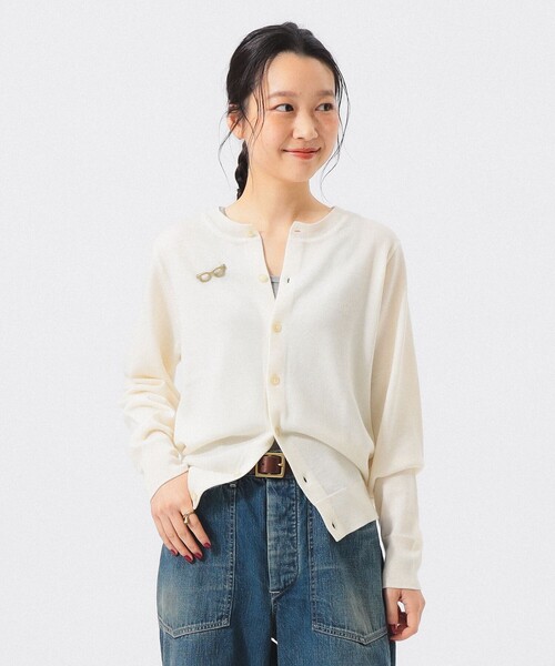BEAMS BOY(ビームスボーイ)の「12ゲージ BB エンブロイダリー カーディガン 26FW(カーディガン/ボレロ・レディース・ブラウン/レッド/ブルー/ホワイト系その他7・1/2)」の20枚目の写真