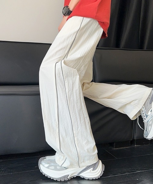 KELVIN（ケルヴァン）の「Side Line Easy Pants サイドラインイージーパンツ（その他パンツ・メンズ・ブラック/ホワイト・LARGE/MEDIUM）」の6枚目の写真