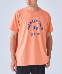 Y&O(ヤング アンド オルセン) 別注 AMERICAN FRENCH PRINTED Tシャツ