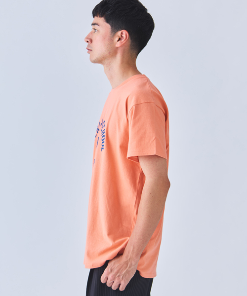 YOUNG&OLSEN The DRYGOODS STORE(ヤングアンドオルセン)の「Y&O(ヤング アンド オルセン) 別注 AMERICAN FRENCH PRINTED Tシャツ(Tシャツ/カットソー・メンズ・ブルー系その他/ホワイト/SHERBET・5/4)」の10枚目の写真