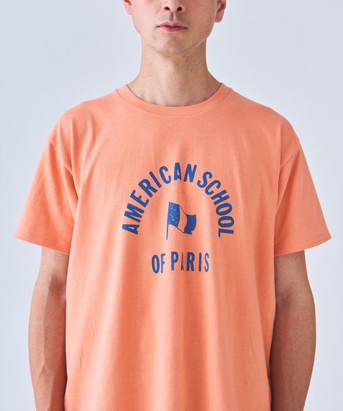 YOUNG&OLSEN The DRYGOODS STORE(ヤングアンドオルセン)の「Y&O(ヤング アンド オルセン) 別注 AMERICAN FRENCH PRINTED Tシャツ(Tシャツ/カットソー・メンズ・ブルー系その他/ホワイト/SHERBET・5/4)」の13枚目の写真