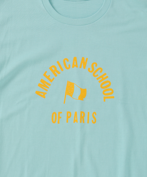 YOUNG&OLSEN The DRYGOODS STORE(ヤングアンドオルセン)の「Y&O(ヤング アンド オルセン) 別注 AMERICAN FRENCH PRINTED Tシャツ(Tシャツ/カットソー・メンズ・ブルー系その他/ホワイト/SHERBET・5/4)」の17枚目の写真