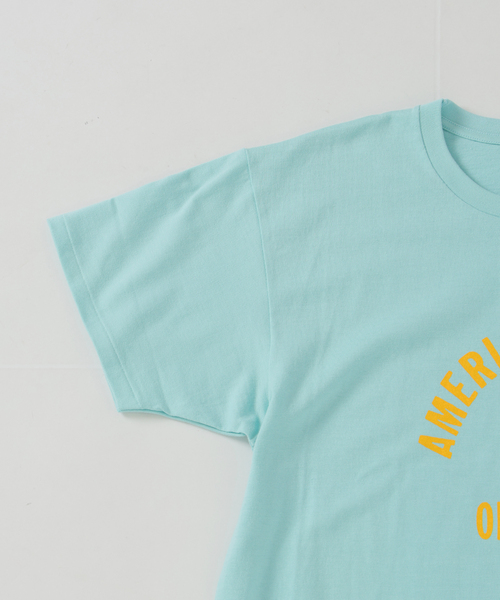 YOUNG&OLSEN The DRYGOODS STORE(ヤングアンドオルセン)の「Y&O(ヤング アンド オルセン) 別注 AMERICAN FRENCH PRINTED Tシャツ(Tシャツ/カットソー・メンズ・ブルー系その他/ホワイト/SHERBET・5/4)」の19枚目の写真