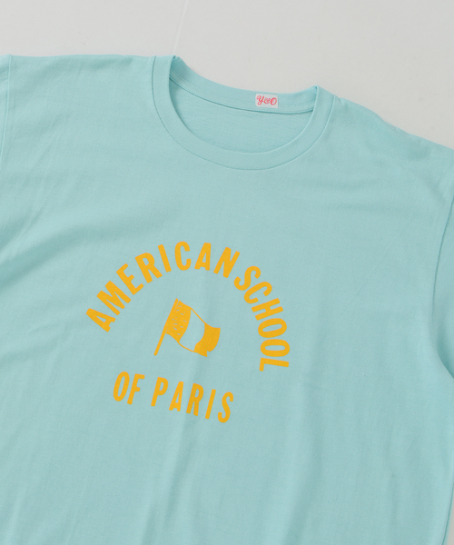 YOUNG&OLSEN The DRYGOODS STORE(ヤングアンドオルセン)の「Y&O(ヤング アンド オルセン) 別注 AMERICAN FRENCH PRINTED Tシャツ(Tシャツ/カットソー・メンズ・ブルー系その他/ホワイト/SHERBET・5/4)」の20枚目の写真