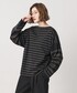 Le Minor（ルミノア）の「【別注】＜Le minor for conte＞ボーダー ロングスリーブTシャツ（Tシャツ/カットソー・FREE）」