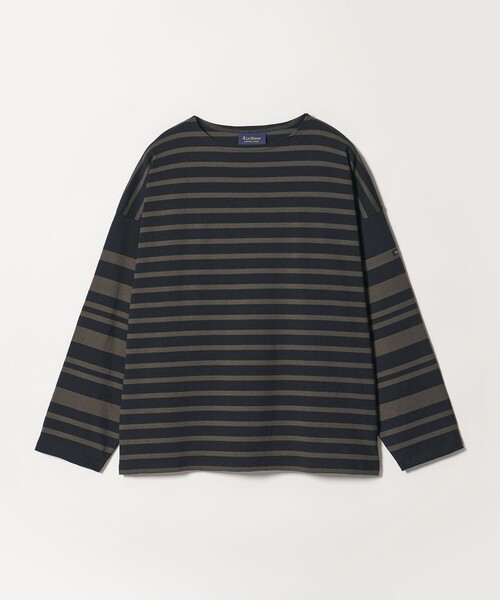 Le Minor(ルミノア)の「【別注】<Le minor for conte>ボーダー ロングスリーブTシャツ(Tシャツ/カットソー・レディース・ダークブラウン・FREE)」の10枚目の写真