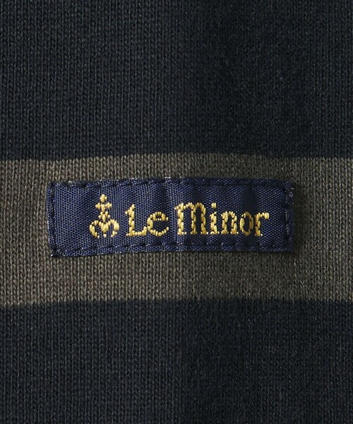 Le Minor(ルミノア)の「【別注】<Le minor for conte>ボーダー ロングスリーブTシャツ(Tシャツ/カットソー・レディース・ダークブラウン・FREE)」の5枚目の写真