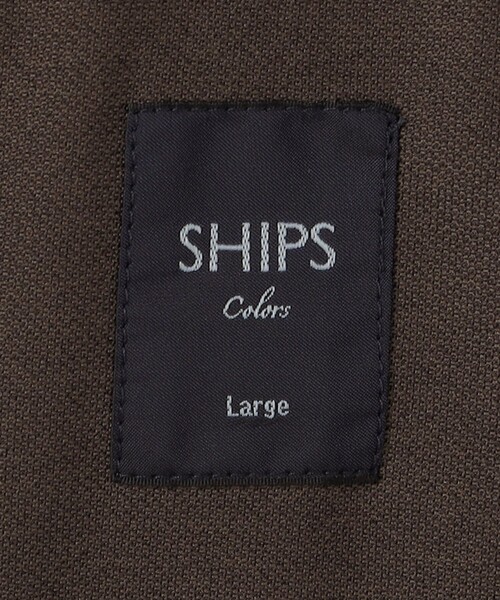 SHIPS Colors(シップス カラーズ)の「SHIPS Colors:〈吸水速乾・洗濯機可能〉シアー カノコ ジャケット(テーラードジャケット・メンズ・ブラウン/ネイビー・MEDIUM/X-LARGE/LARGE)」の12枚目の写真
