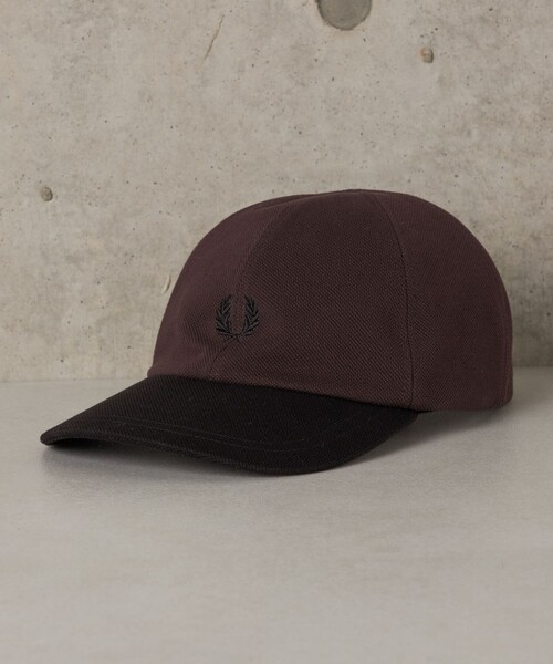 FRED PERRY(フレッドペリー)の「【SHIPS別注】FRED PERRY: ベースボール キャップ(キャップ・メンズ・オートミール/ブラウン/ブラック/ネイビー・ONE SIZE)」の3枚目の写真
