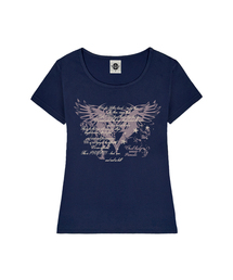 BRESS レディース Uネックスリムフィット半袖Tシャツ 5 COLORS