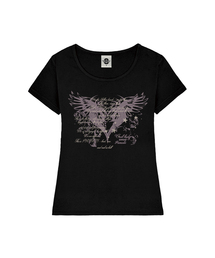 BRESS レディース Uネックスリムフィット半袖Tシャツ 5 COLORS