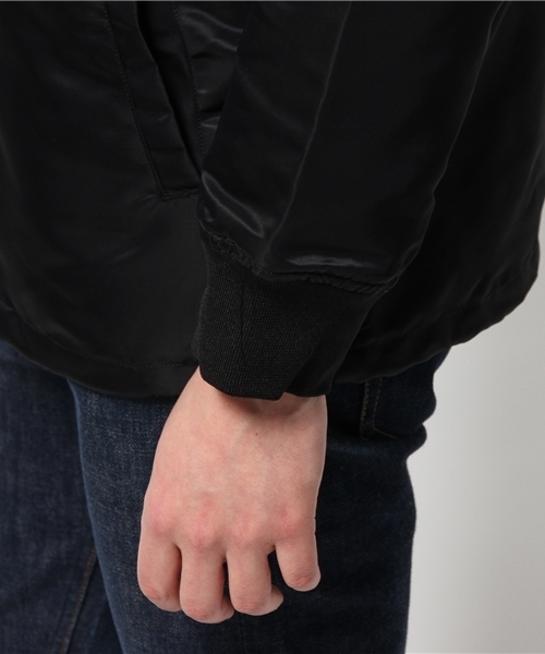 WHO'S WHO gallery（フーズフーギャラリー）の「【Em@//ONE】コーチジャケット（ブルゾン・メンズ・オリーブ/ブラック・LARGE/MEDIUM）」の12枚目の写真