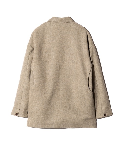 glamb（グラム）の「Single Button Oversize Coat / シングルボタンオーバーサイズコート（チェスターコート・メンズ・ブラック/ベージュ・S/M/L）」の5枚目の写真