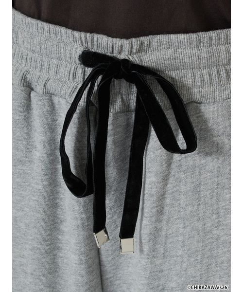 SNIDEL（スナイデル）の「【SNIDEL×近沢レース店】コラボスウェットロングパンツ（その他パンツ・レディース・グレー/ネイビー/ピンク・0/1）」の9枚目の写真