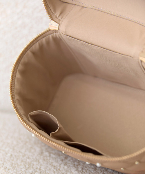 ROYAL PARTY(ロイヤルパーティー)の「パールビジューヴァニティーBAG(ショルダーバッグ・レディース・ブラック/オフホワイト/ブルー/キャメル・FREE)」の8枚目の写真