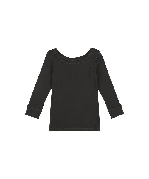 ALEXIA STAM（アリシアスタン）の「Boat Neck 3/4 Sleeve Top / 7分袖ボートネックTシャツ（Tシャツ/カットソー・レディース・ブラウン/チャコールグレー/グレー・M/S）」の22枚目の写真