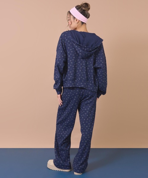 anap mimpi(アナップミンピ)の「花柄ワッフルイージーロングパンツ(その他パンツ・レディース・ネイビー/グレー・F)」の19枚目の写真