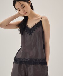 muller of yoshiokubo（ミュラーオブヨシオクボ）の「【muller of yoshiokubo/ミュラー オブ ヨシオクボ】INTER LACE CAMI TOP/レースキャミソールトップス/レイヤード（キャミソール）」