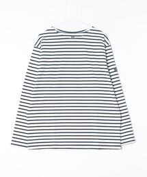 【HELLY HANSEN】L/S HH Marine Border Boat Neck Tee