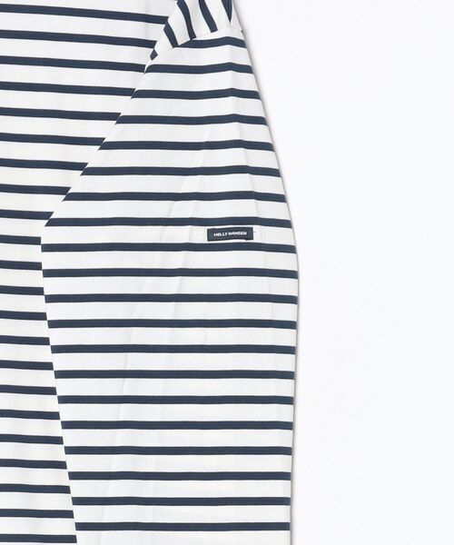 HELLY HANSEN(ヘリーハンセン)の「【HELLY HANSEN】L/S HH Marine Border Boat Neck Tee(Tシャツ/カットソー・メンズ・ブラウン/アイボリー・MEDIUM/LARGE/X-LARGE)」の5枚目の写真