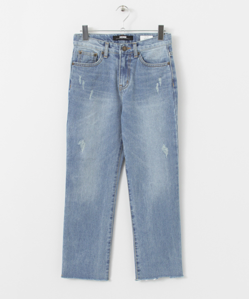 LUC DNM （ラックデニム）の「LUCDNM　STRAIGHT BOYS（デニムパンツ・レディース・ブルー・LARGE/SMALL/MEDIUM）」の6枚目の写真