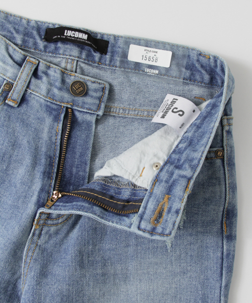 LUC DNM （ラックデニム）の「LUCDNM　STRAIGHT BOYS（デニムパンツ・レディース・ブルー・LARGE/SMALL/MEDIUM）」の21枚目の写真