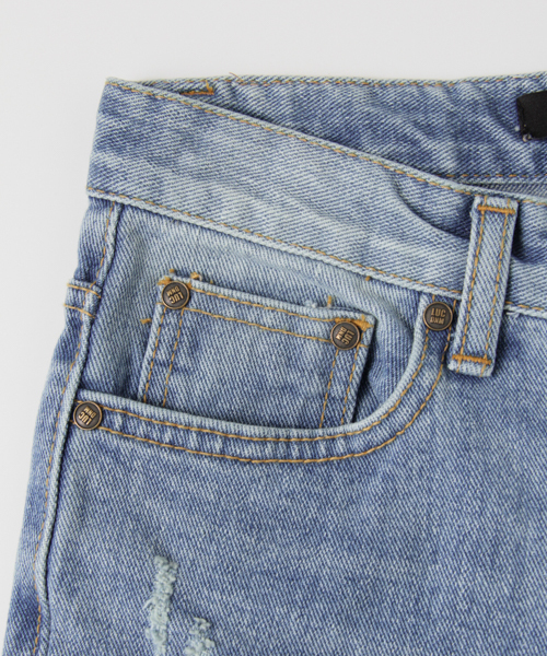 LUC DNM （ラックデニム）の「LUCDNM　STRAIGHT BOYS（デニムパンツ・レディース・ブルー・LARGE/SMALL/MEDIUM）」の13枚目の写真