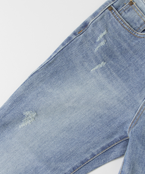 LUC DNM （ラックデニム）の「LUCDNM　STRAIGHT BOYS（デニムパンツ・レディース・ブルー・LARGE/SMALL/MEDIUM）」の14枚目の写真