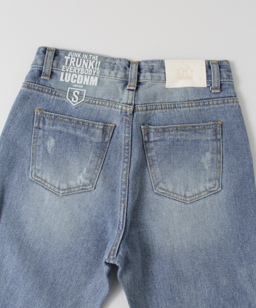 LUC DNM （ラックデニム）の「LUCDNM　STRAIGHT BOYS（デニムパンツ・レディース・ブルー・LARGE/SMALL/MEDIUM）」の7枚目の写真