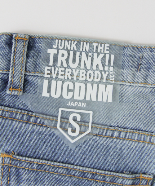 LUC DNM （ラックデニム）の「LUCDNM　STRAIGHT BOYS（デニムパンツ・レディース・ブルー・LARGE/SMALL/MEDIUM）」の9枚目の写真