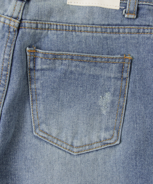 LUC DNM （ラックデニム）の「LUCDNM　STRAIGHT BOYS（デニムパンツ・レディース・ブルー・LARGE/SMALL/MEDIUM）」の10枚目の写真