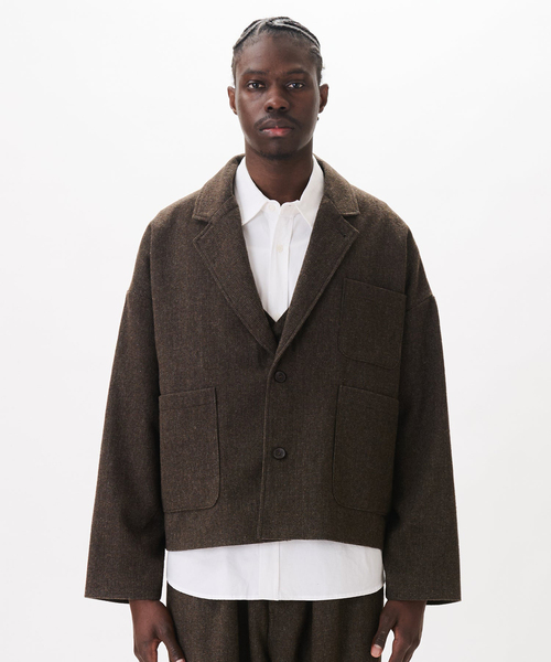 WISM(ウィズム)の「Estudio Niksen / エストゥディオ・ニクセン Wool Blazer Jacket(テーラードジャケット・メンズ・ホワイト・2/1)」の1枚目の写真