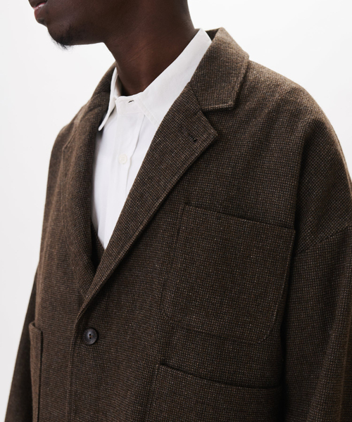 WISM(ウィズム)の「Estudio Niksen / エストゥディオ・ニクセン Wool Blazer Jacket(テーラードジャケット・メンズ・ホワイト・2/1)」の11枚目の写真